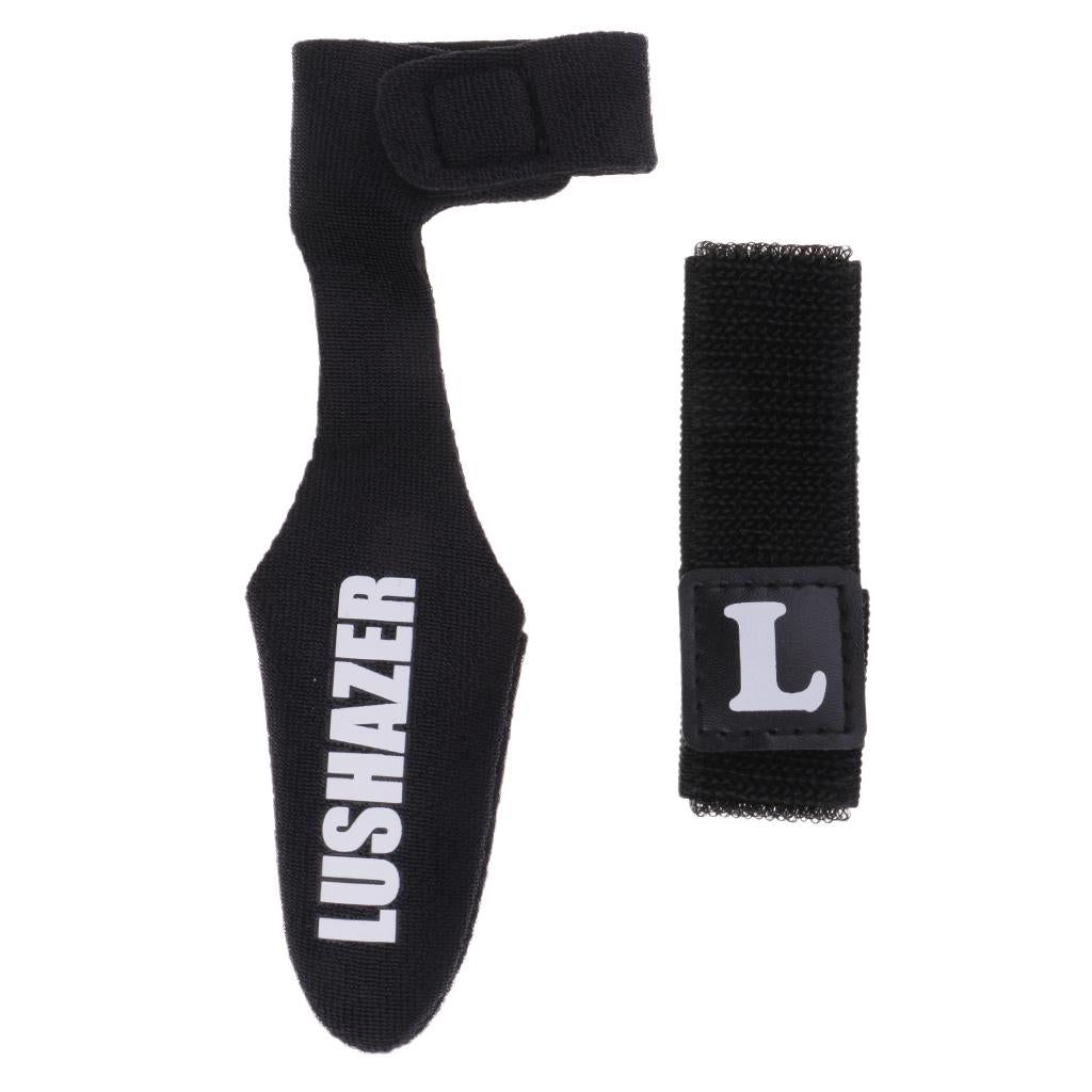 Fishing Rod Tip Cover Rod Sleeve Pole Glove Protector + Rod Tie Strap Black