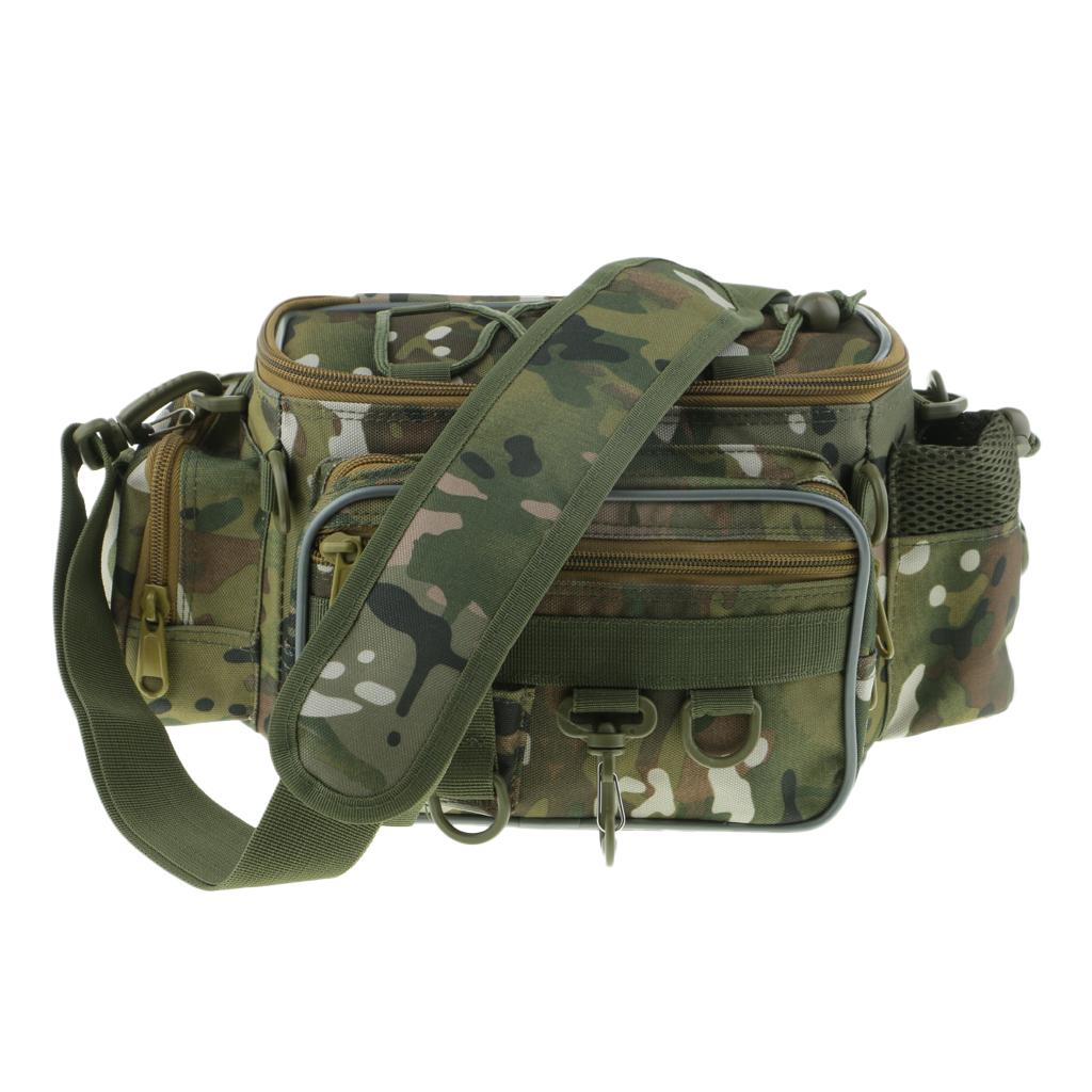 Oxford Fishing Bag Tackle Package Fishing Reel Lure Storage Messenger Bag