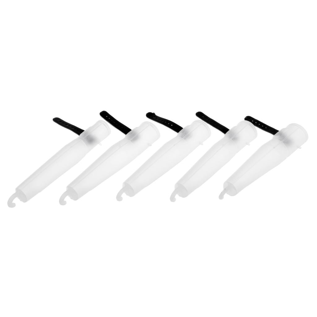 5Pcs Fishing Rod Cap Sea Rod Tip Protector Rod Pole Head Cover Sleeves 35#