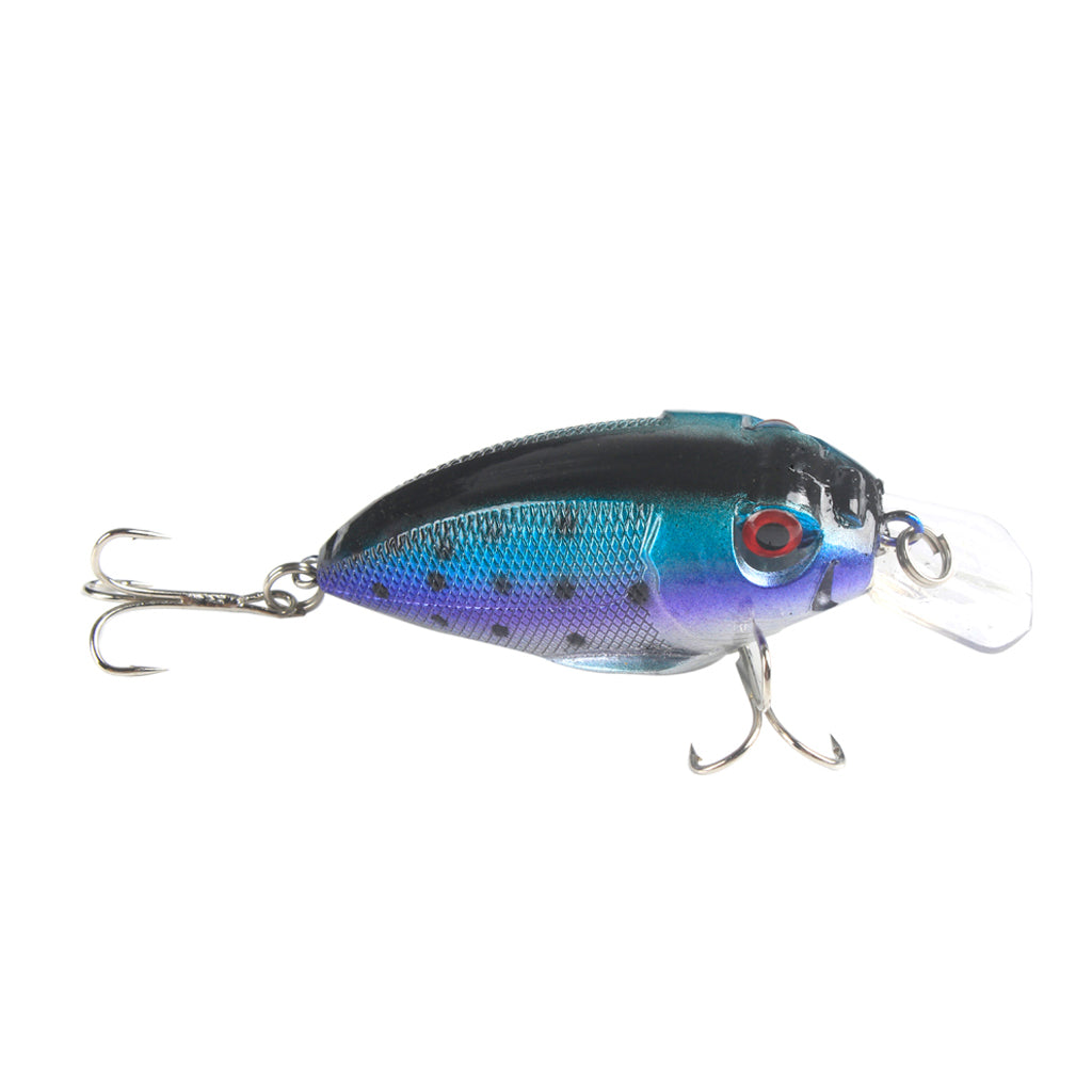 5pcs 5 Szies Fishing Lure Minnow Professional Baits Crankbaits + Connector