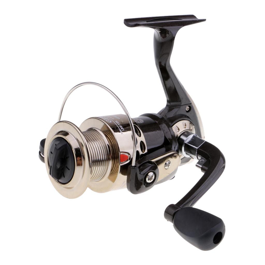 Spinning Fishing Reel 3 Ball Bearing Casting Reel with Folding Handle GF3000