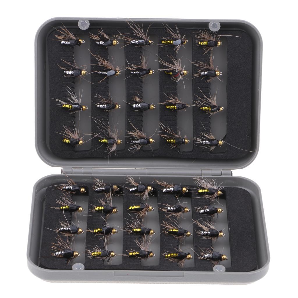 40Pcs/Box Assortment Fly Fishing Flies Simulation Insects   Flies Style 2