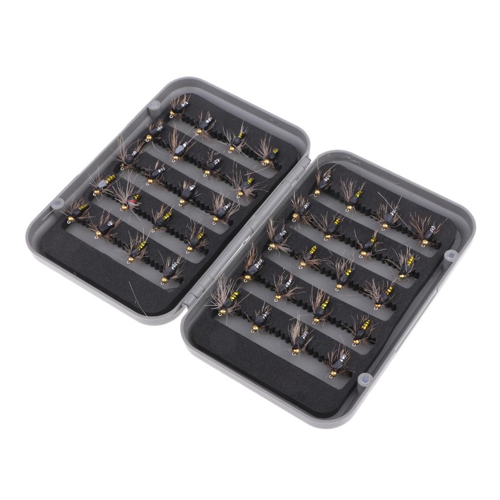 40Pcs/Box Assortment Fly Fishing Flies Simulation Insects   Flies Style 2
