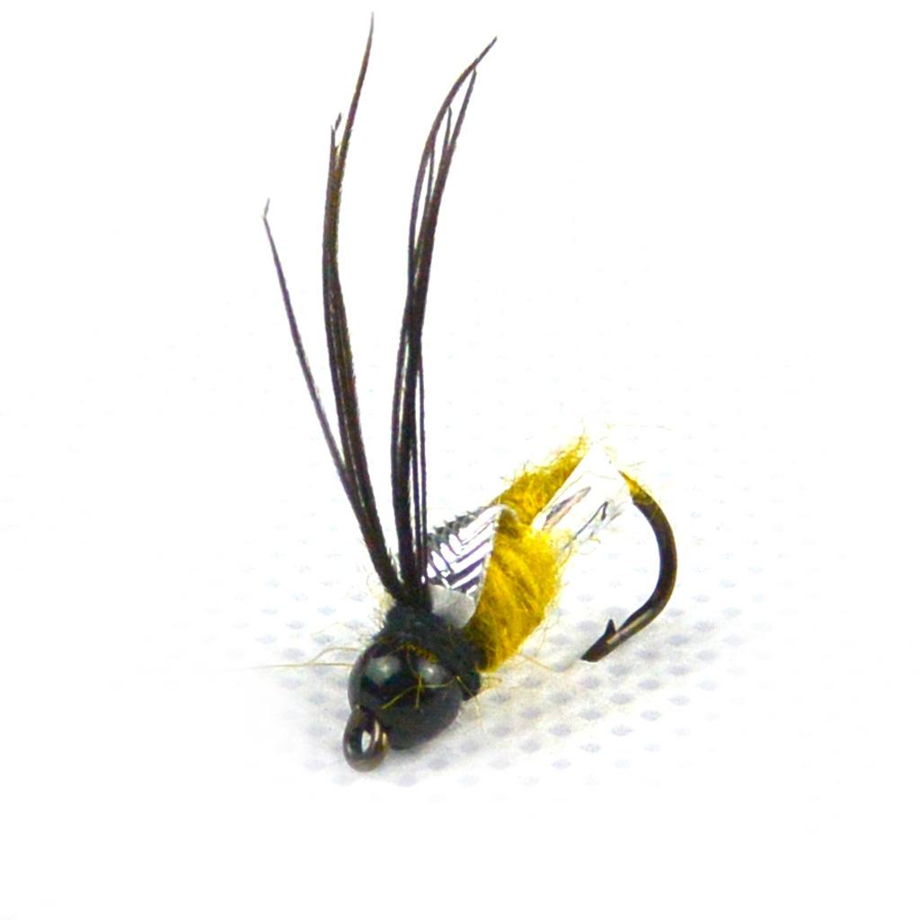 40Pcs Fly Tying Fishing Lures Feather Flies with Box    Flies B Style