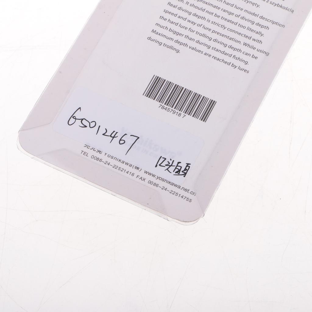 Minnow Fishing Lure Hard Baits Crankbait Hook Tackle Lure Treble Hook Red White