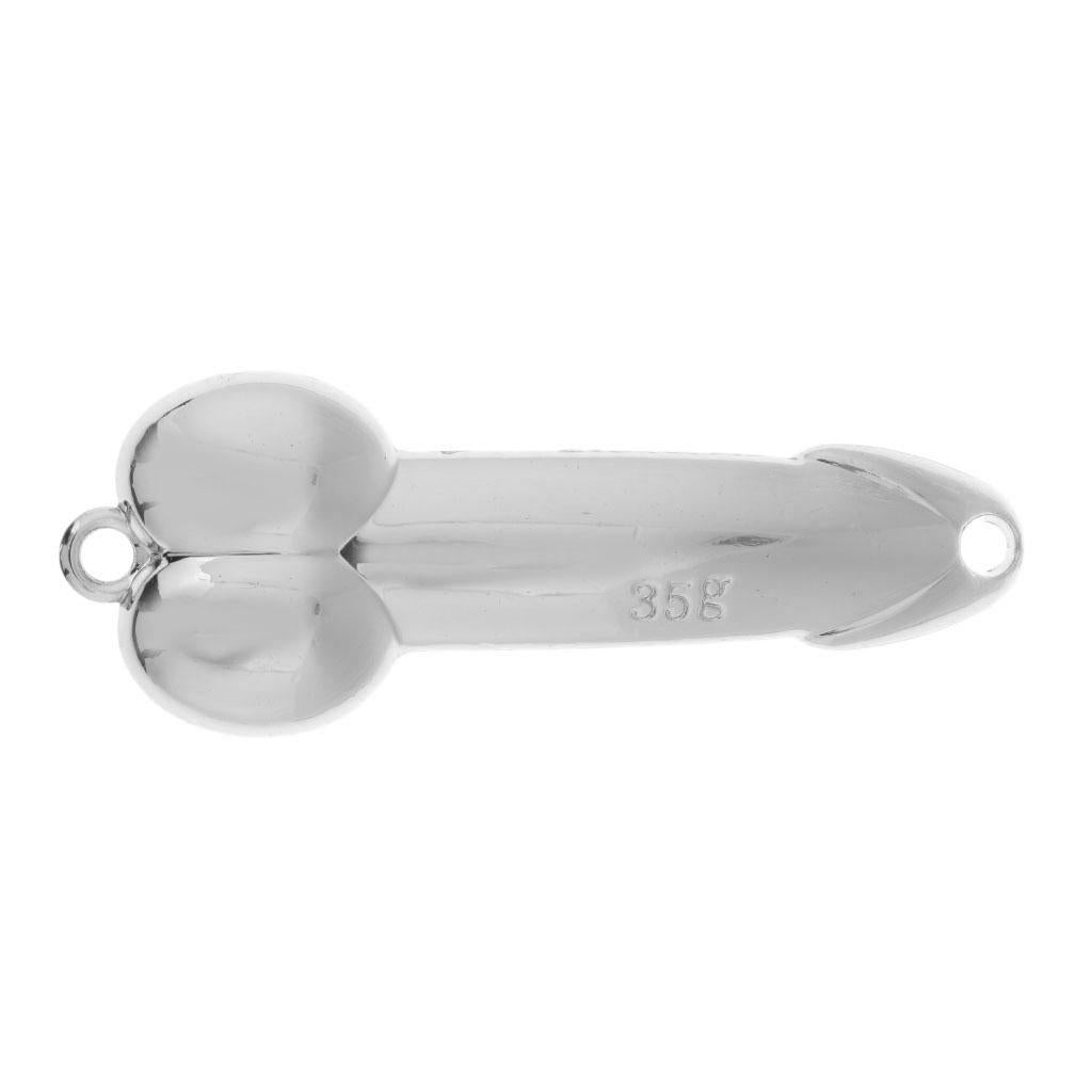 Fishing Sequins Lure Spoon Lure Metal Bait Spinner Lure Crankbait Silver 35g