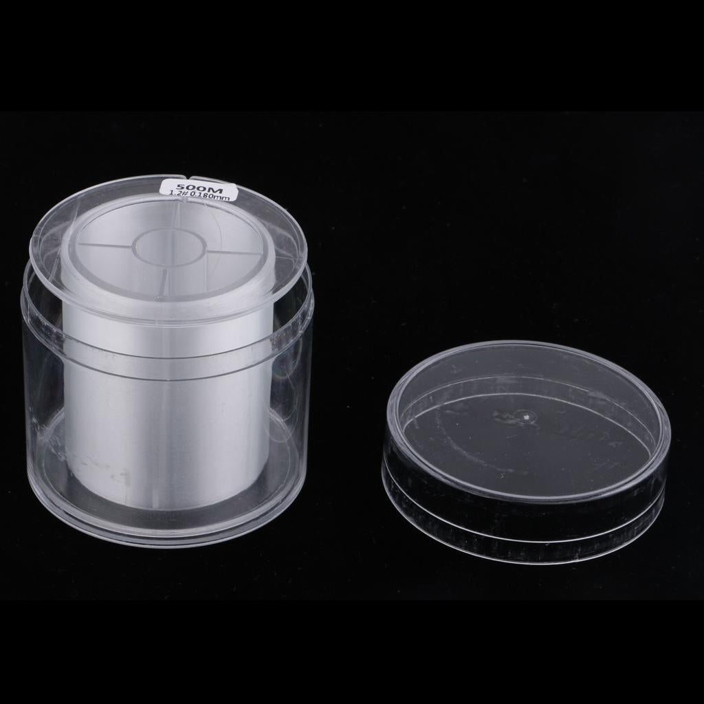Roll of 500m Super Strong Nylon Transparent Fishing Line Fishing Tackle 1.2