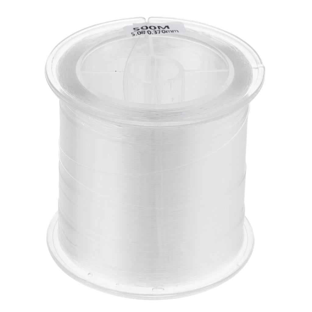 Roll of 500m Super Strong Nylon Transparent Fishing Line Fishing Tackle 5.0