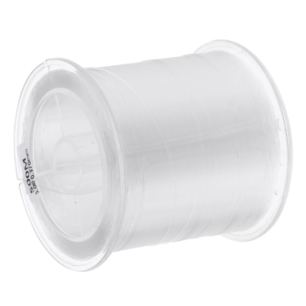 Roll of 500m Super Strong Nylon Transparent Fishing Line Fishing Tackle 5.0
