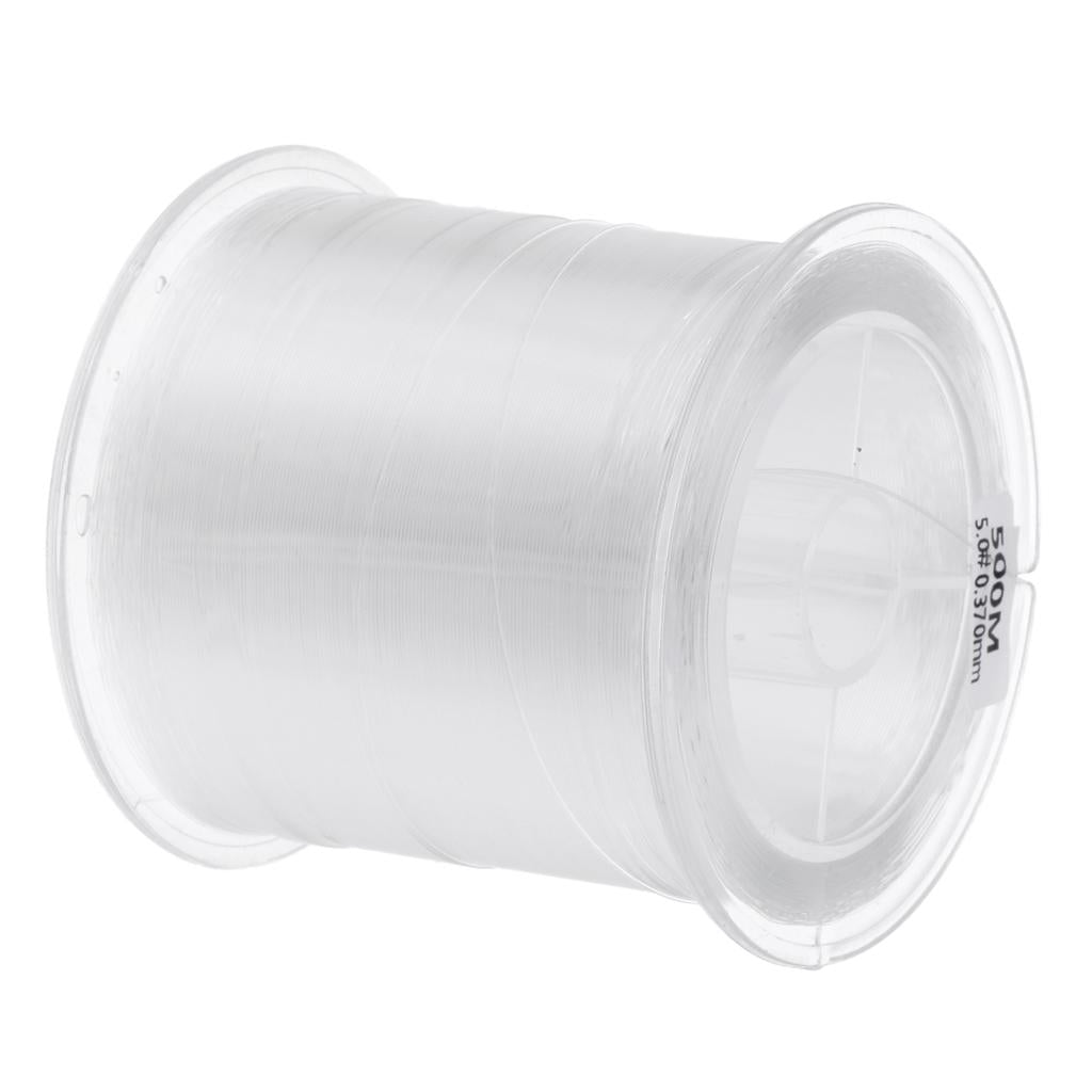Roll of 500m Super Strong Nylon Transparent Fishing Line Fishing Tackle 5.0