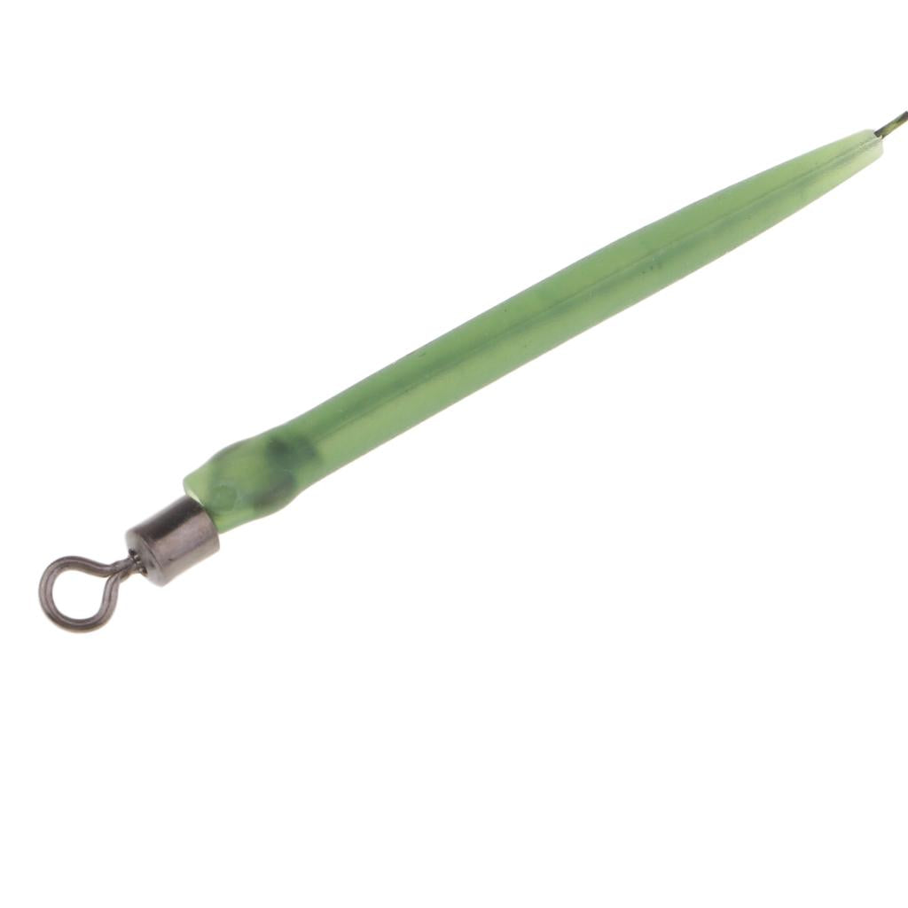 5Pieces Carp Fishing Hook Link Braided Line Hair Rigs Terminal Tackle  8#