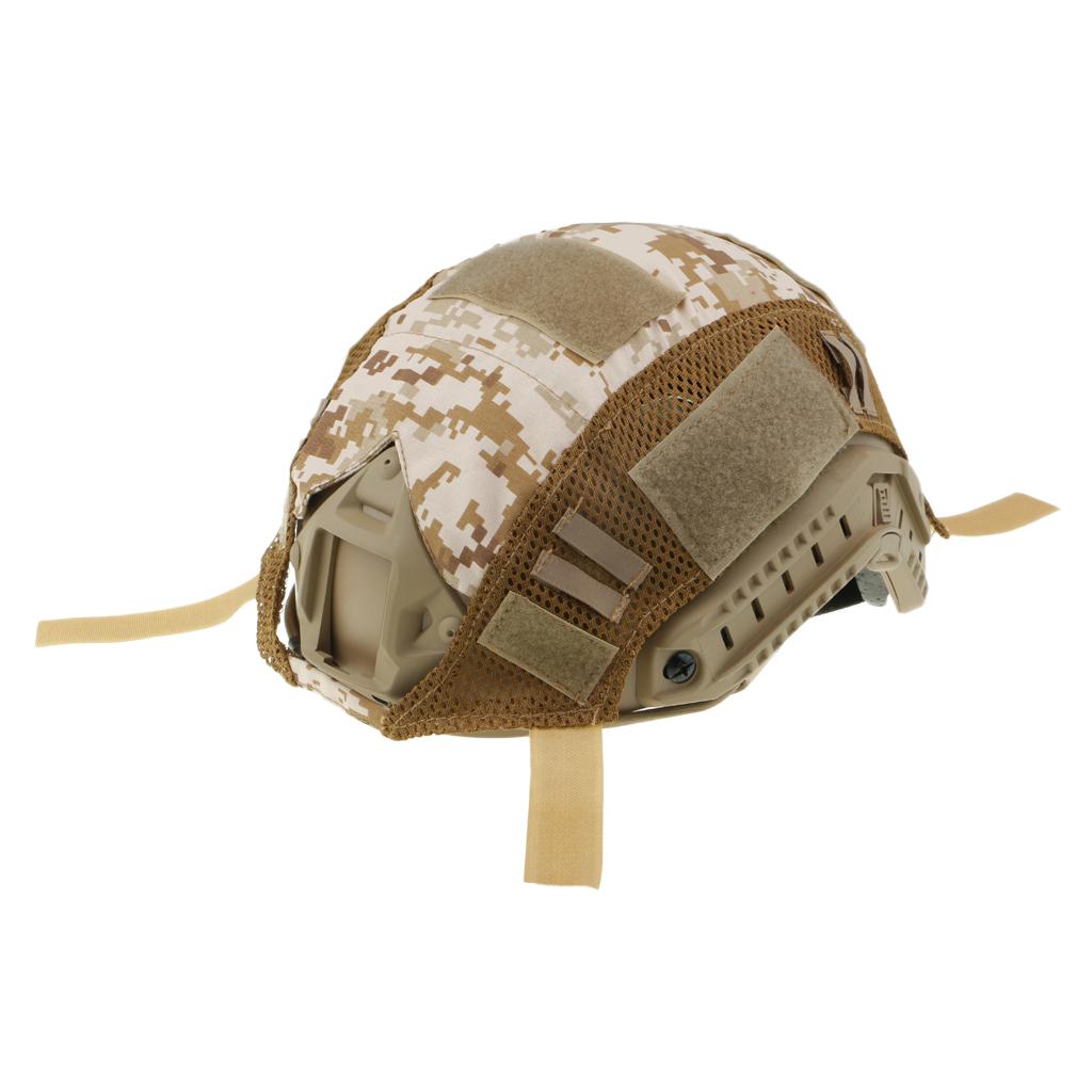 Tactical Military Hunting FAST Camo Helmet Cover Outdoor Equipment  Color_1