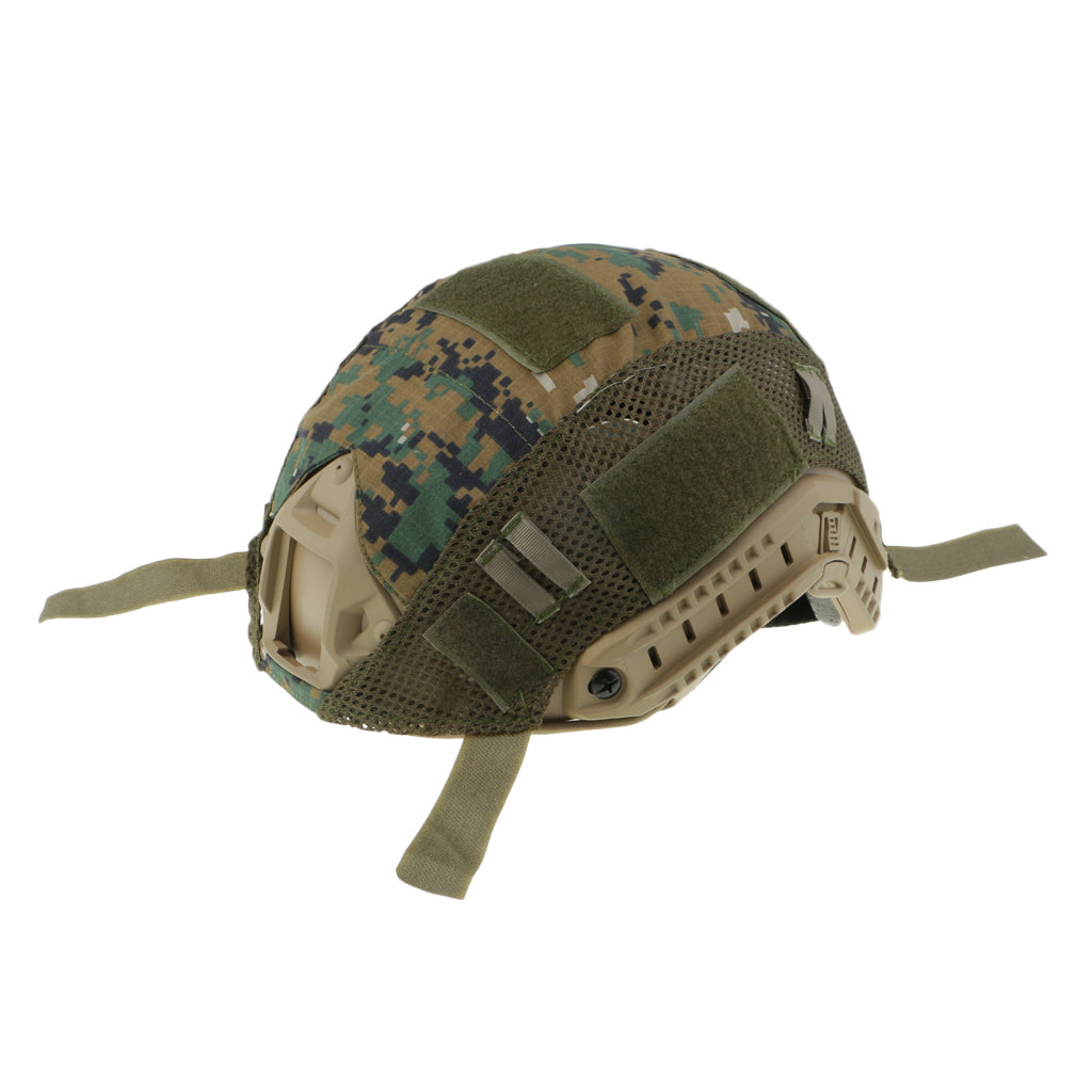 Tactical Military Hunting FAST Camo Helmet Cover Outdoor Equipment  Color_4