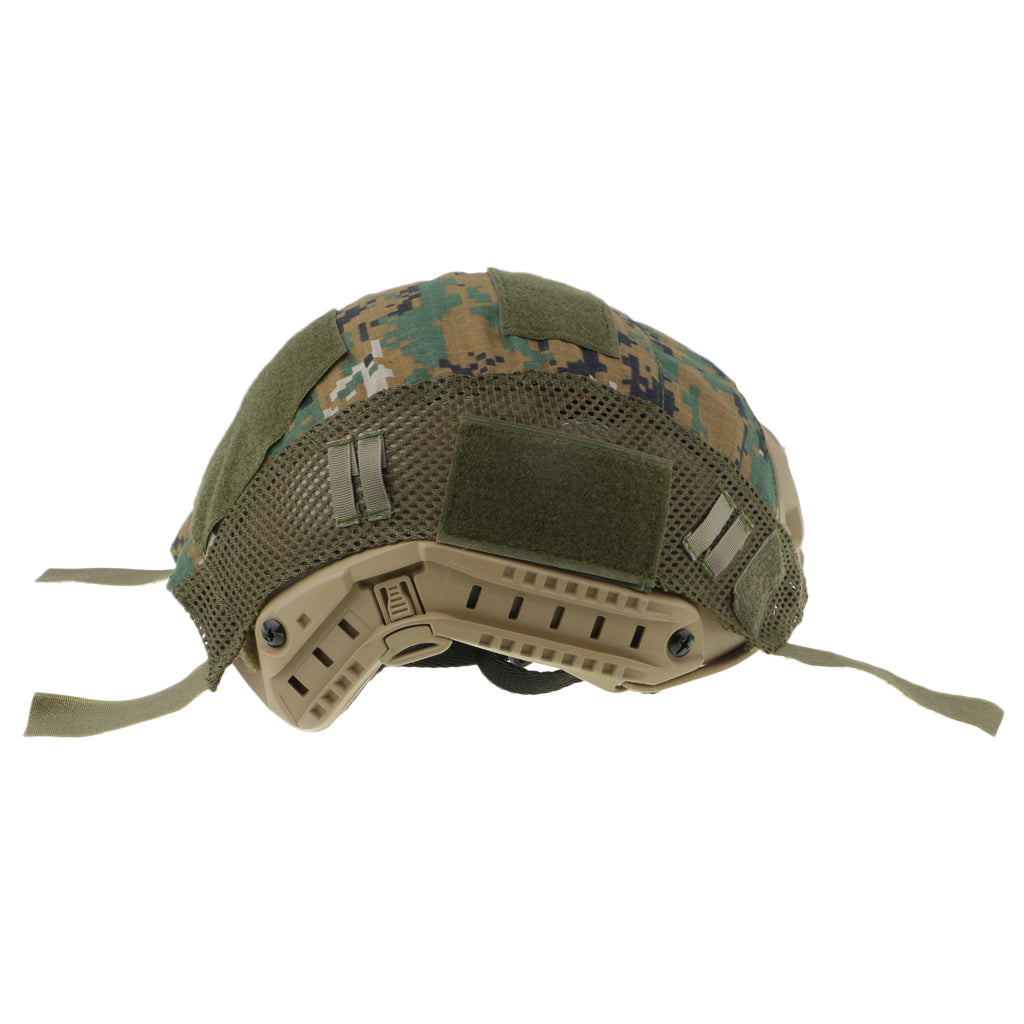 Tactical Military Hunting FAST Camo Helmet Cover Outdoor Equipment  Color_4