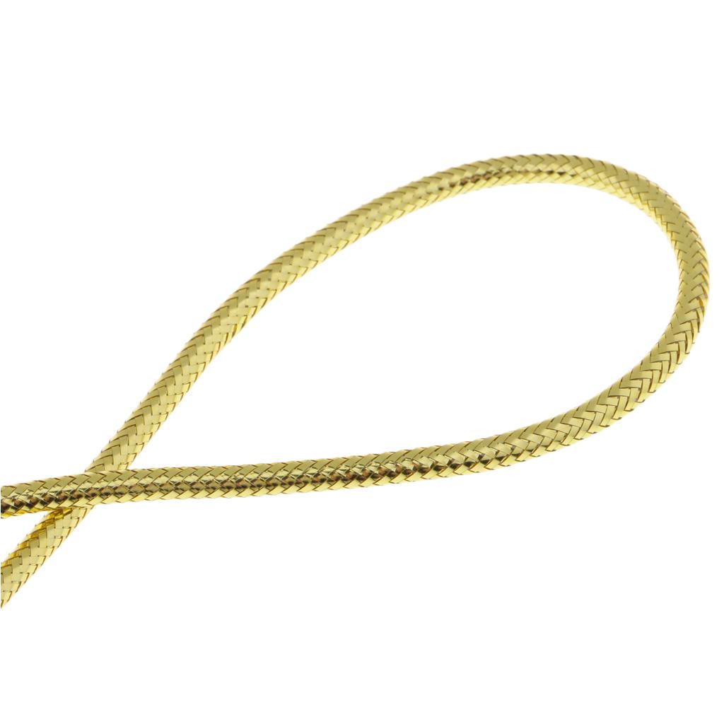 2pcs Holographic Elastic Mylar Cord Braid Flash Tubing for Fly Tying Gold