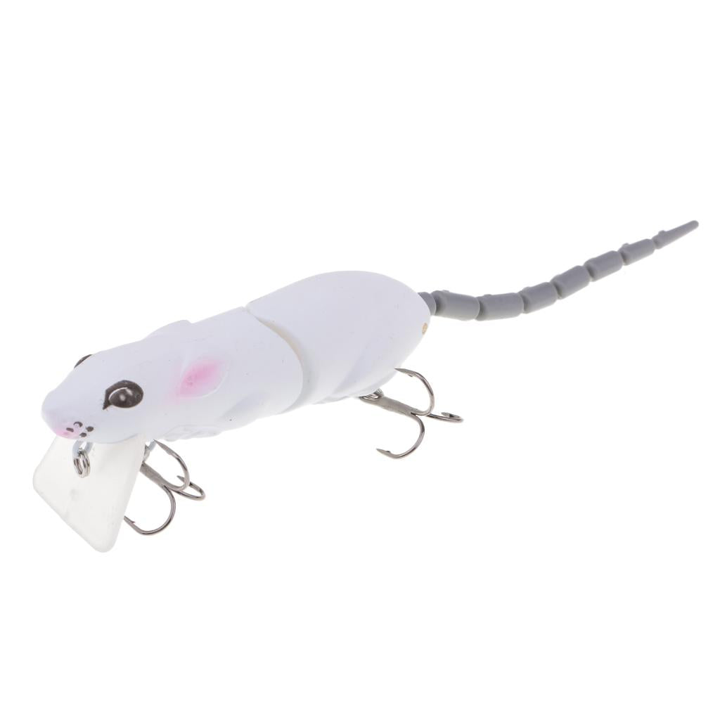 Soft Mice Rat Fishing Lure Topwater Tackle Hook Bass Bait Crankbait 02  
