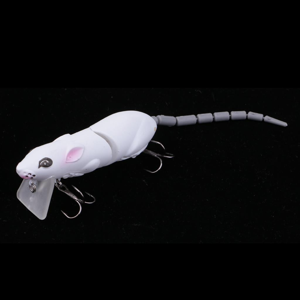 Soft Mice Rat Fishing Lure Topwater Tackle Hook Bass Bait Crankbait 02  