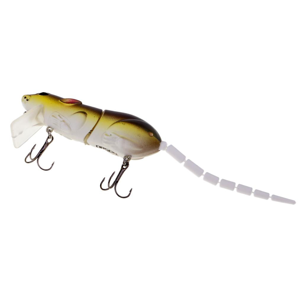 Soft Mice Rat Fishing Lure Topwater Tackle Hook Bass Bait Crankbait 04