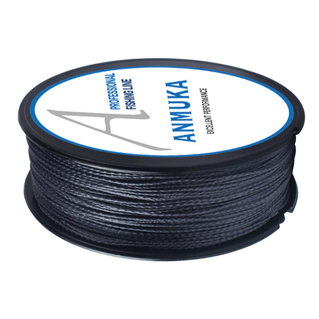 100M Super Strong Braided Saltwater Fishing Line PE Casting Line Gray 0.251mm