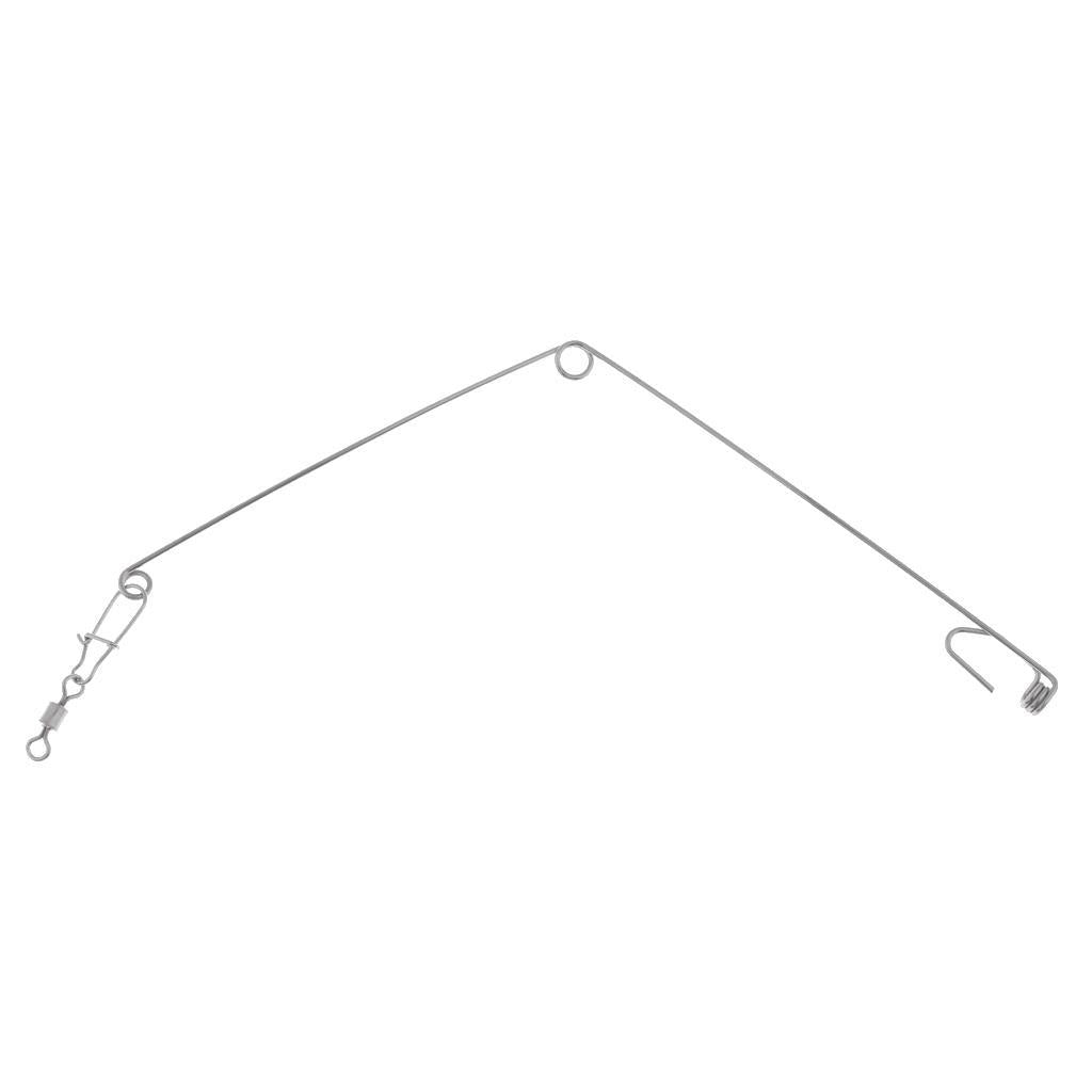 3xNew Stainless Steel Automatic Fishing Hook Trap Fishhook Automatic Device