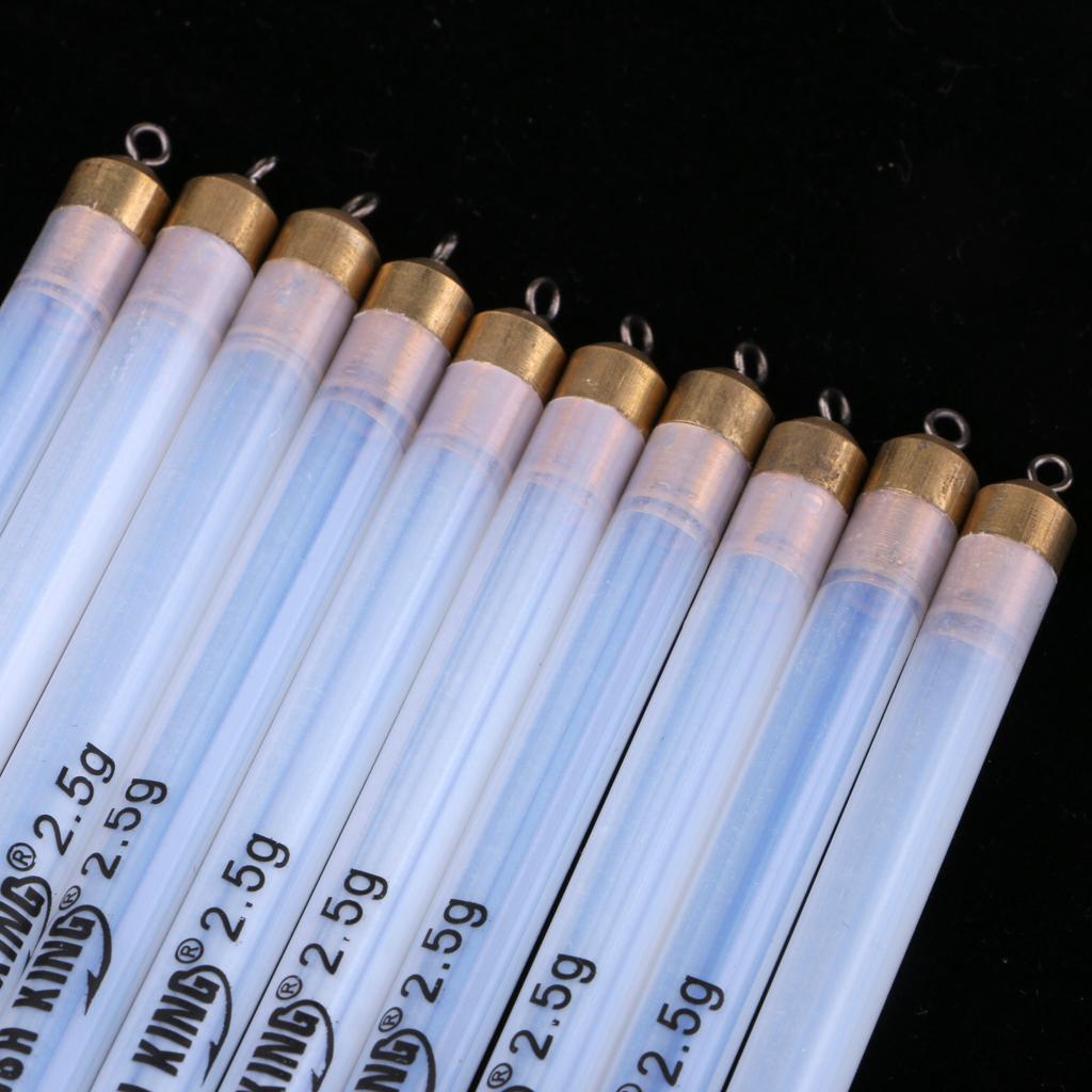 10pcs Rock Fishing Buoy Plastic Fishing Floats Set Crystal Bobbers S