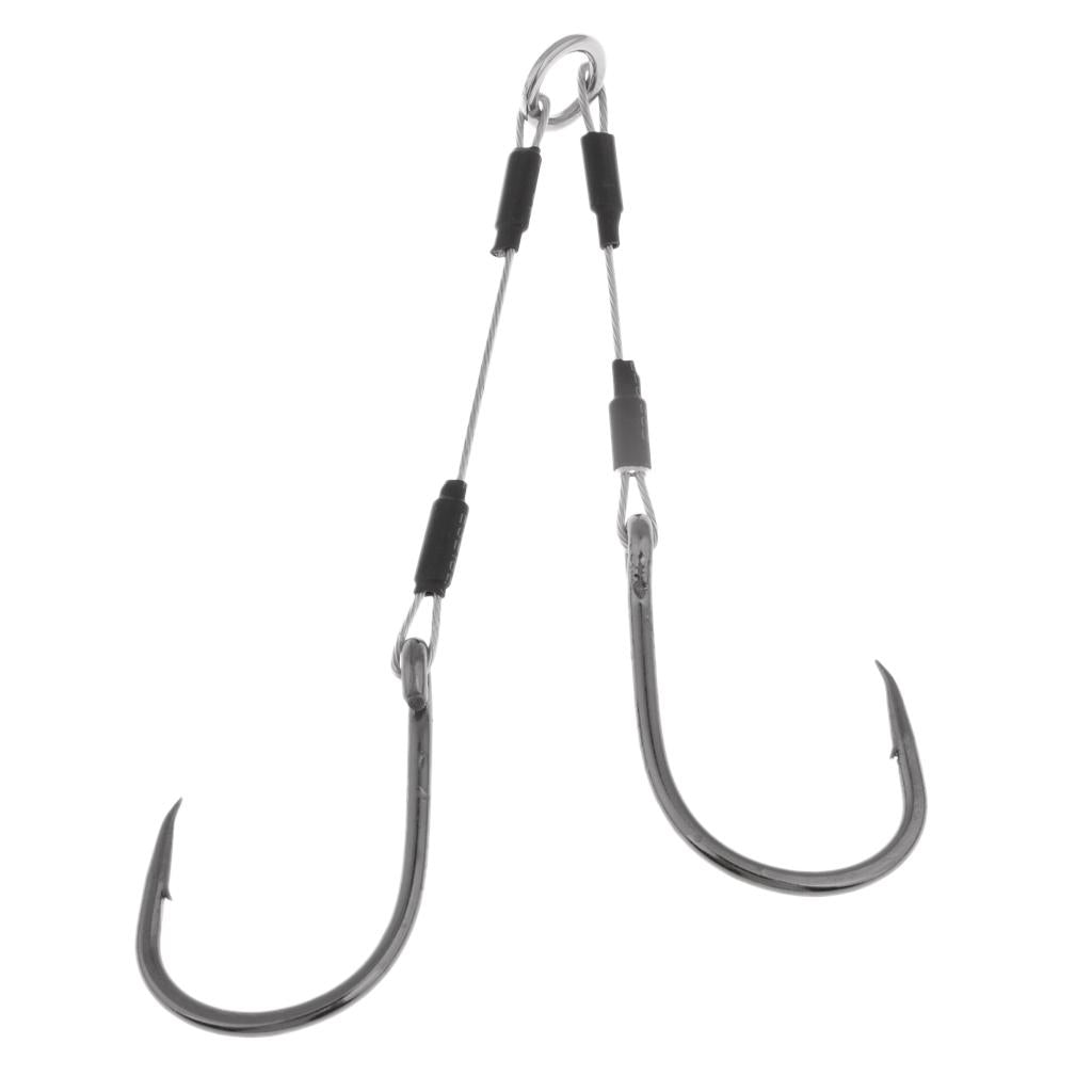 Jigging Assist Hooks Sea Fishing Hooks Barbed Fishhook with Solid Ring 008