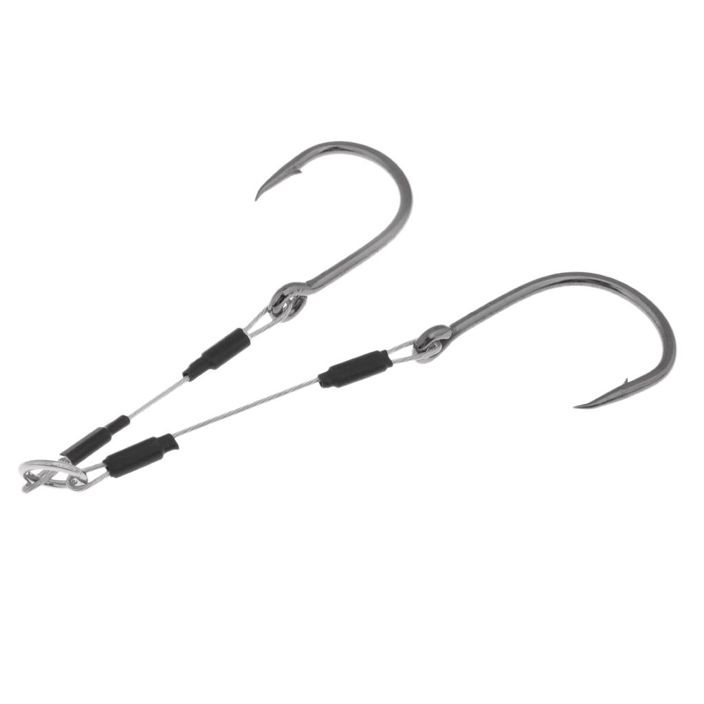 Jigging Assist Hooks Sea Fishing Hooks Barbed Fishhook with Solid Ring 008