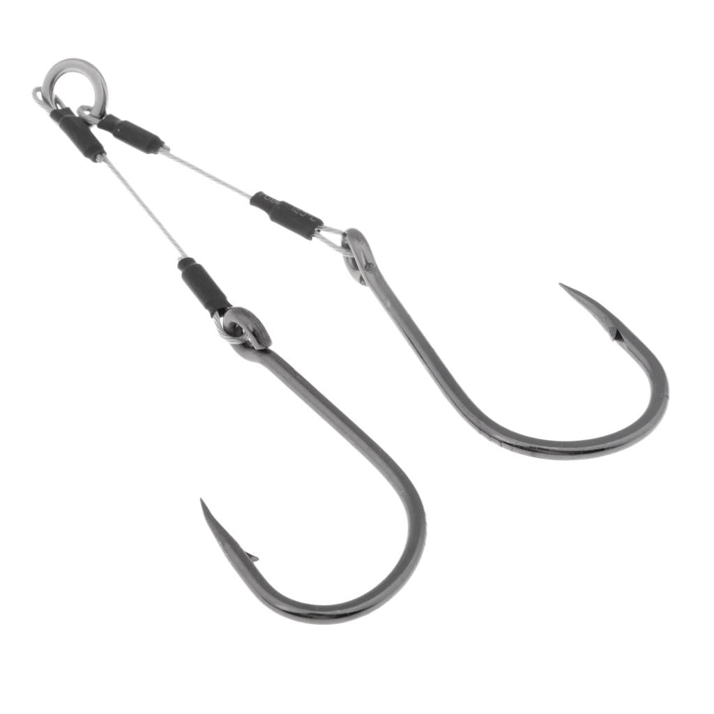 Jigging Assist Hooks Sea Fishing Hooks Barbed Fishhook with Solid Ring 012