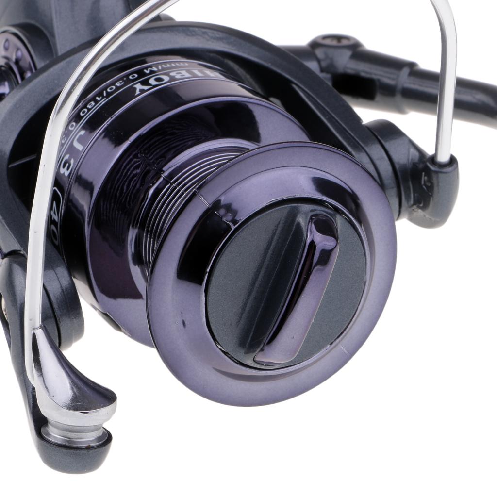 Baitfeeder   Reel Front and Rear Drag Fishing Reel 5.5:1 3BB 40FR