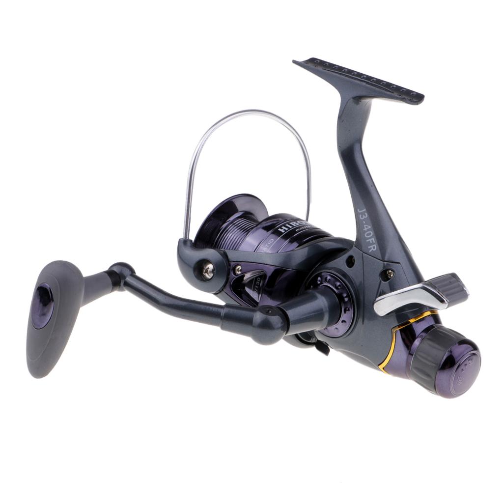 Baitfeeder   Reel Front and Rear Drag Fishing Reel 5.5:1 3BB 40FR