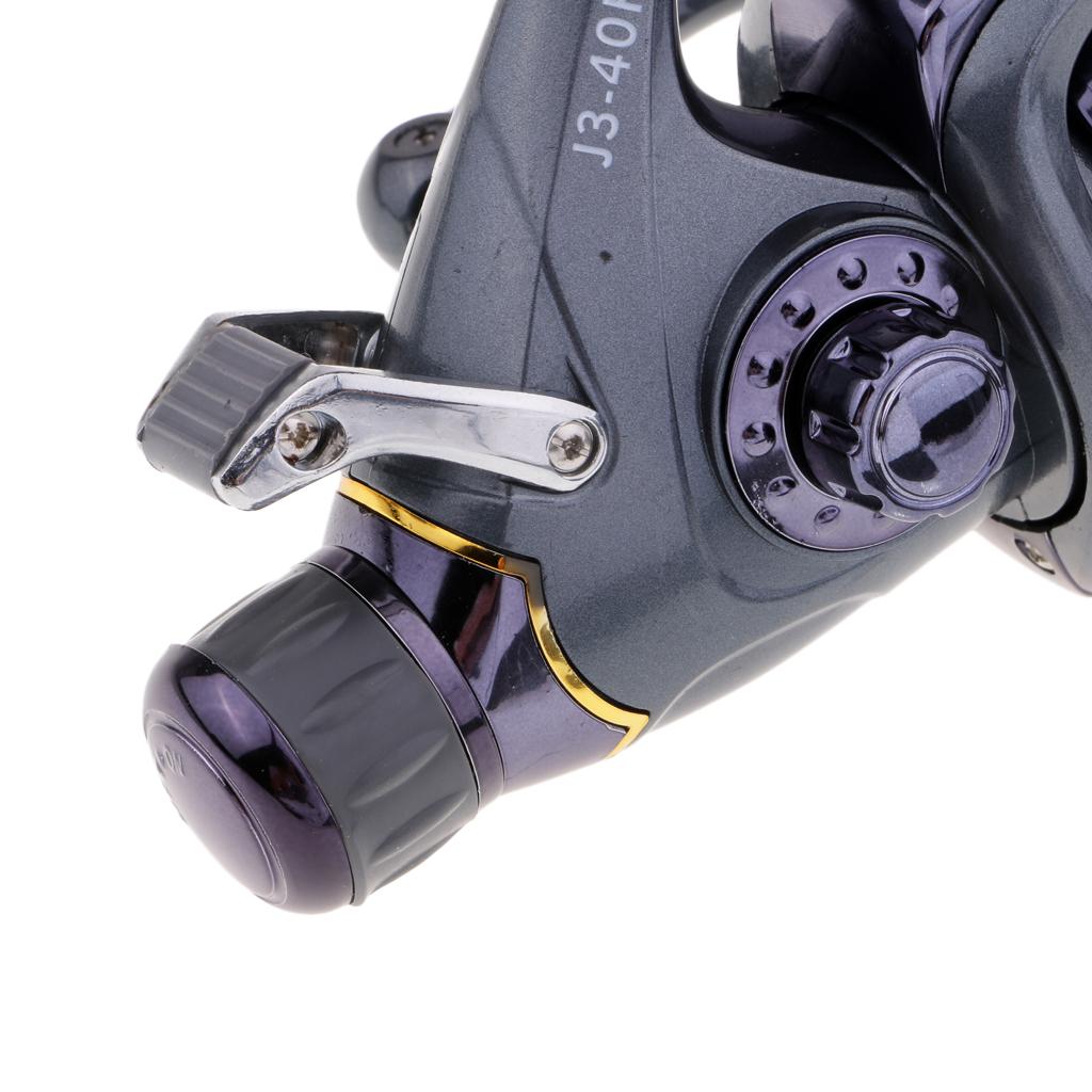 Baitfeeder   Reel Front and Rear Drag Fishing Reel 5.5:1 3BB 40FR