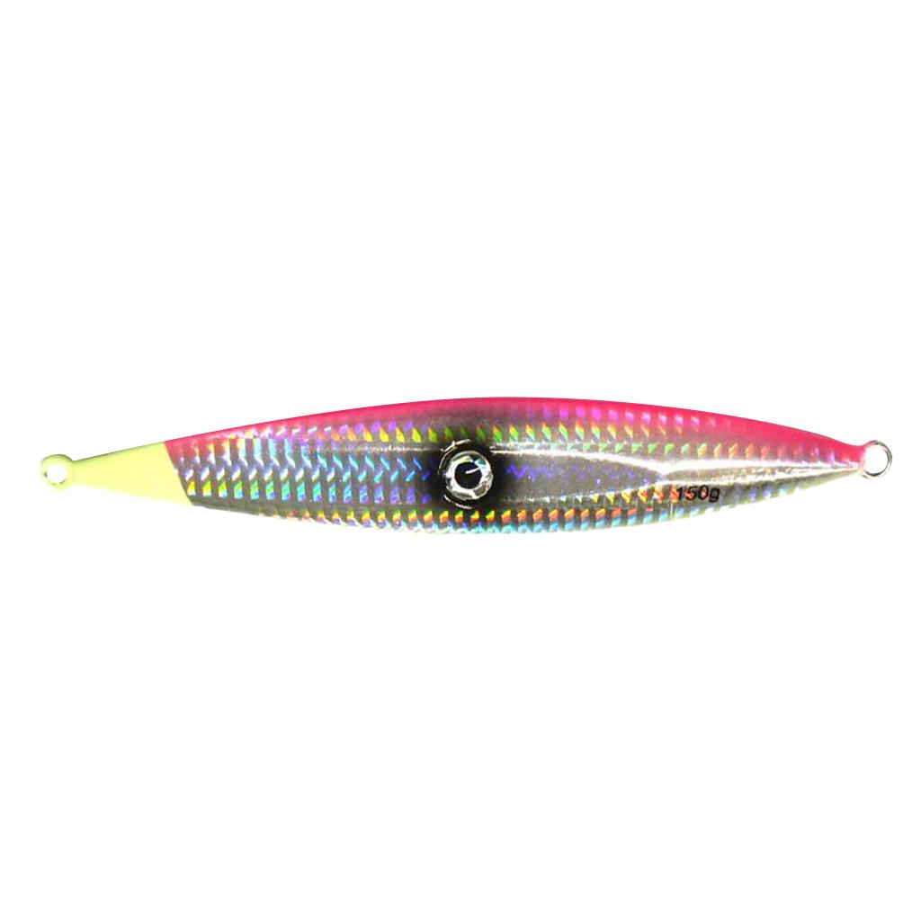 150g Heavy Fishing Lures Metal Bait Casting Lures Deep Spoon Bass Jig Pink