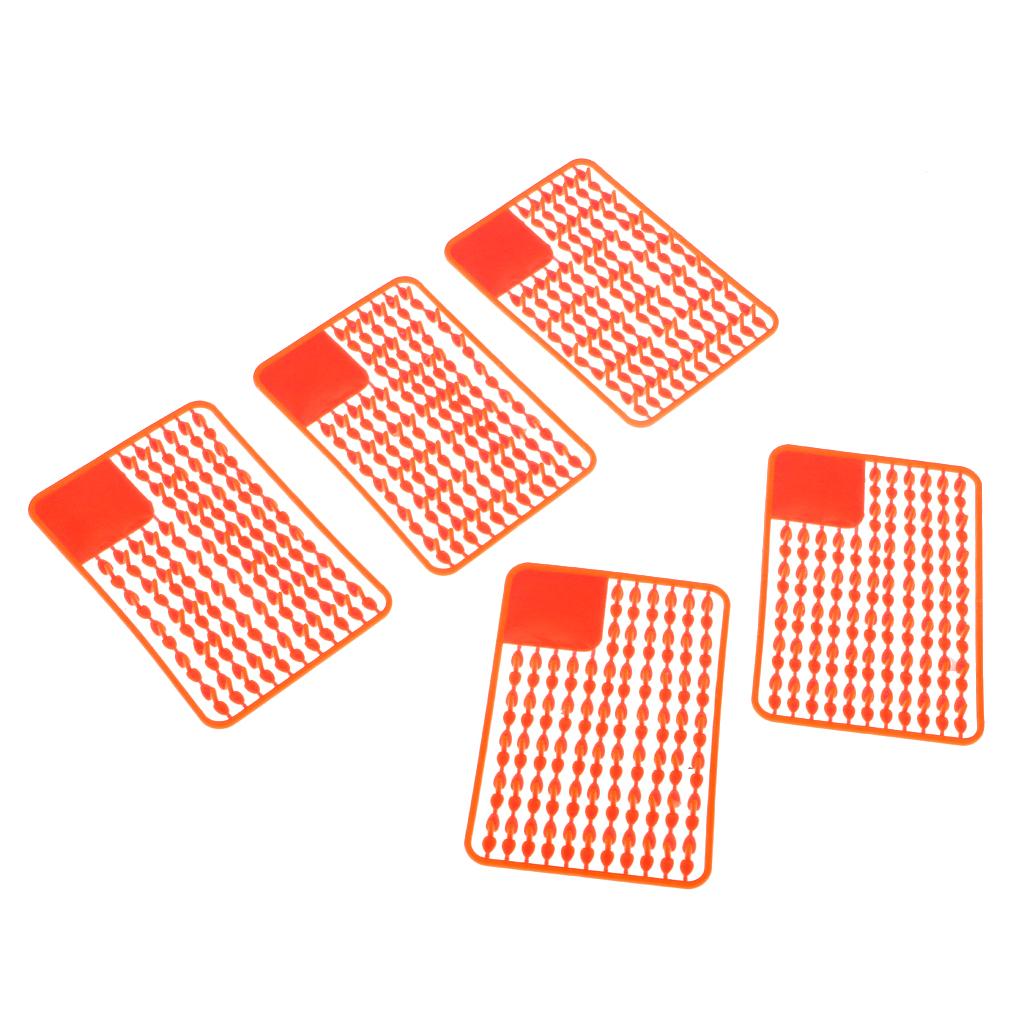 5pcs Boilie Stopper Bait Dumbell Stop Hair Rig Stopper Fishing Tackle Red