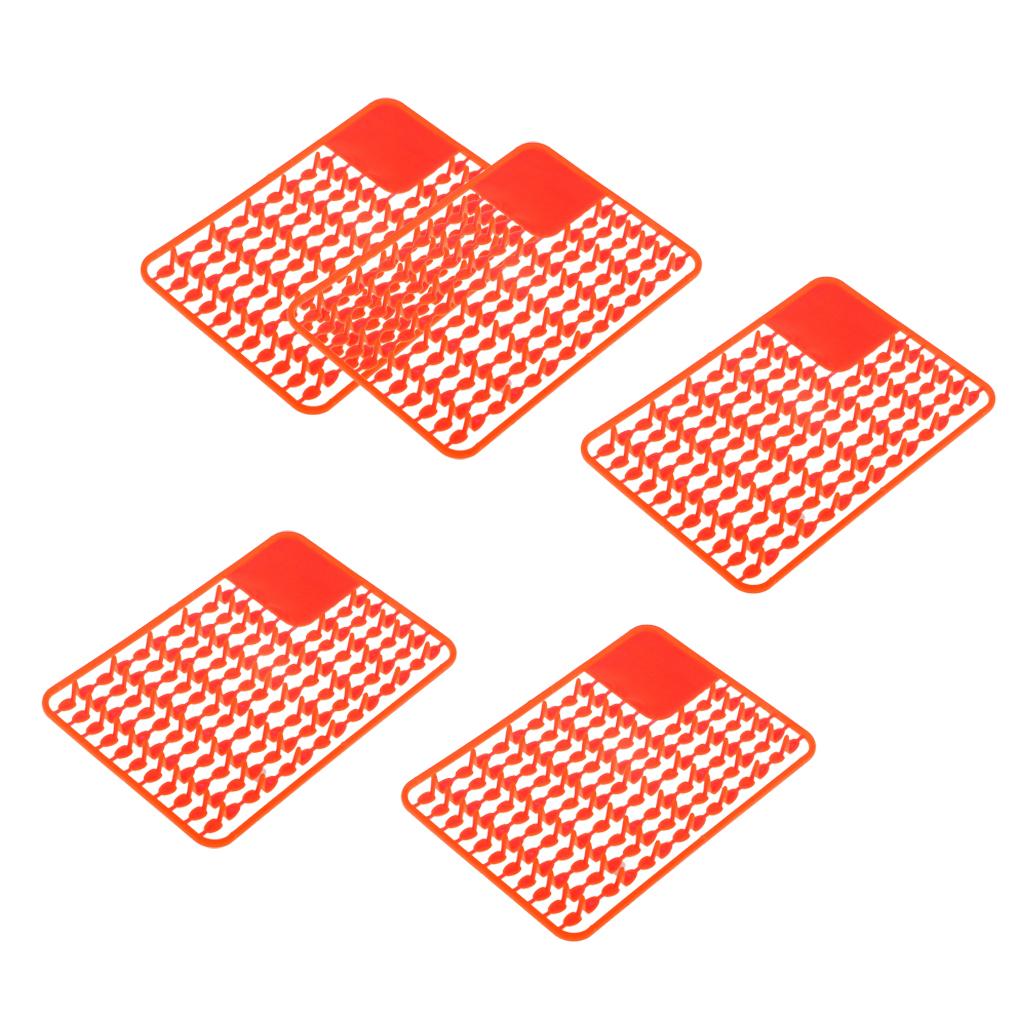 5pcs Boilie Stopper Bait Dumbell Stop Hair Rig Stopper Fishing Tackle Red