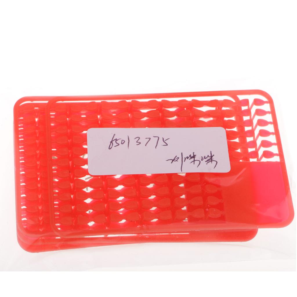 5pcs Boilie Stopper Bait Dumbell Stop Hair Rig Stopper Fishing Tackle Red