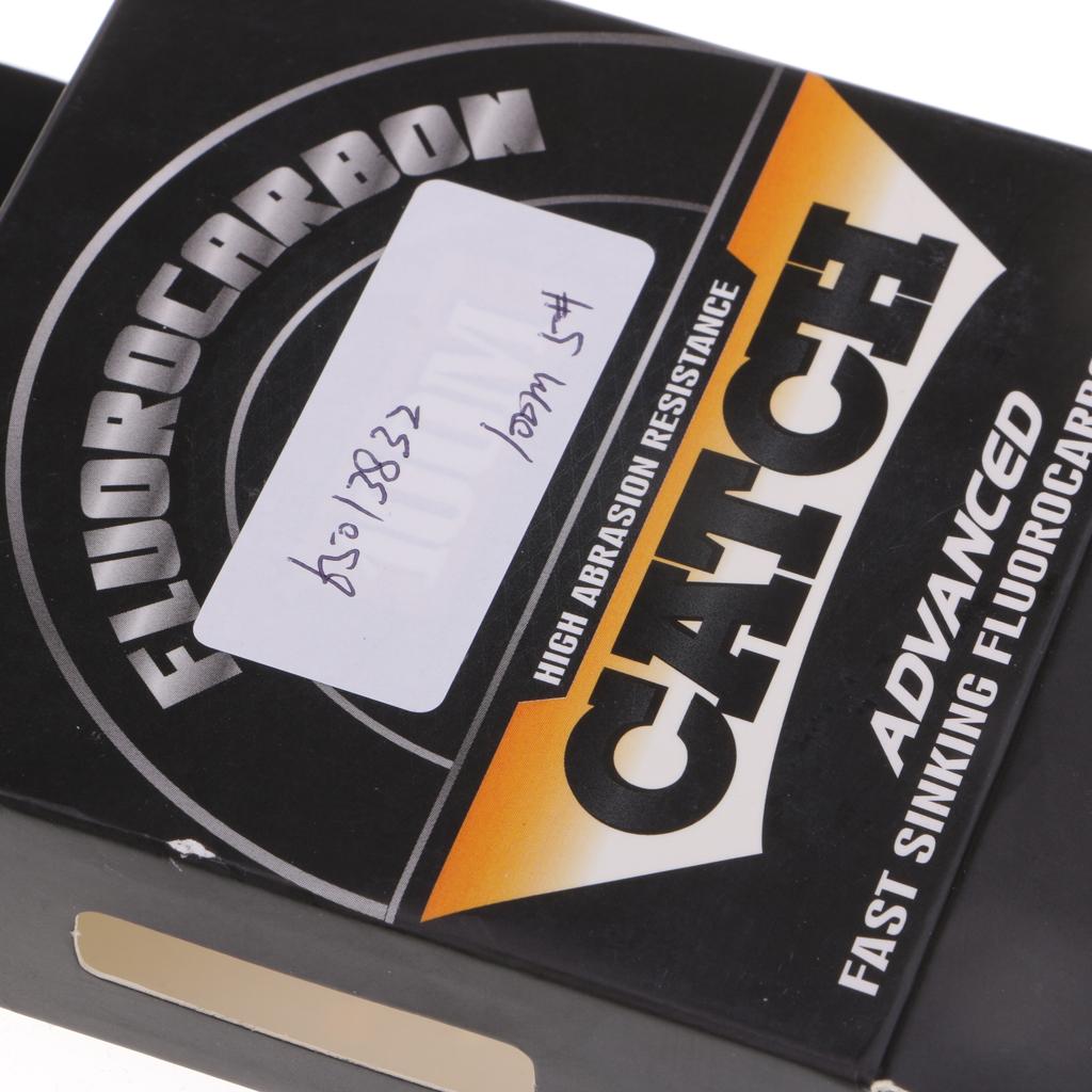 100m/109yds Clear Fluorocarbon Fishing Line  0.39mm 19lb (8.6kg)