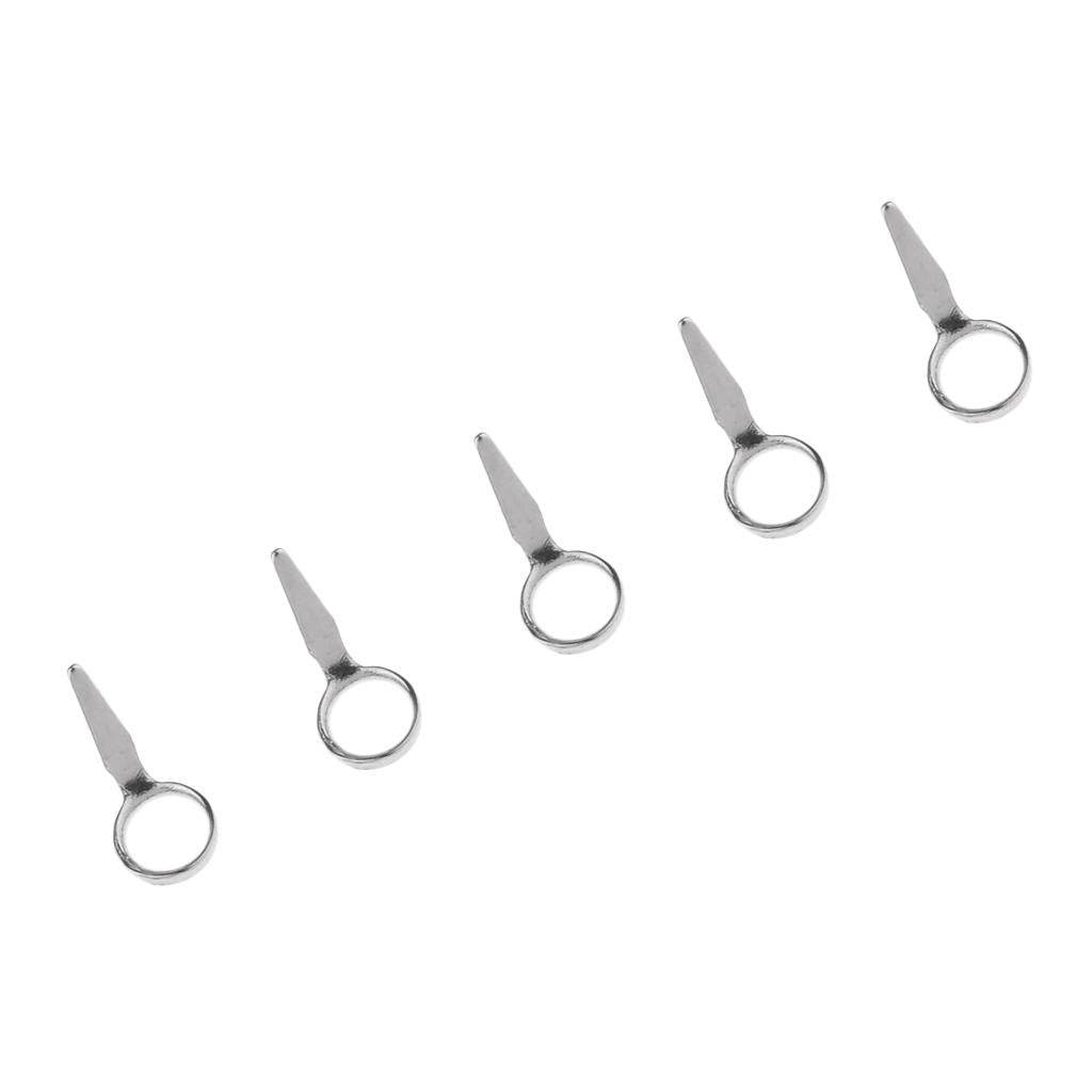 5pcs Fishing Rod Eyes Ring Raft Rod Guides Line Rings Rod Repair Kit 1.8mm