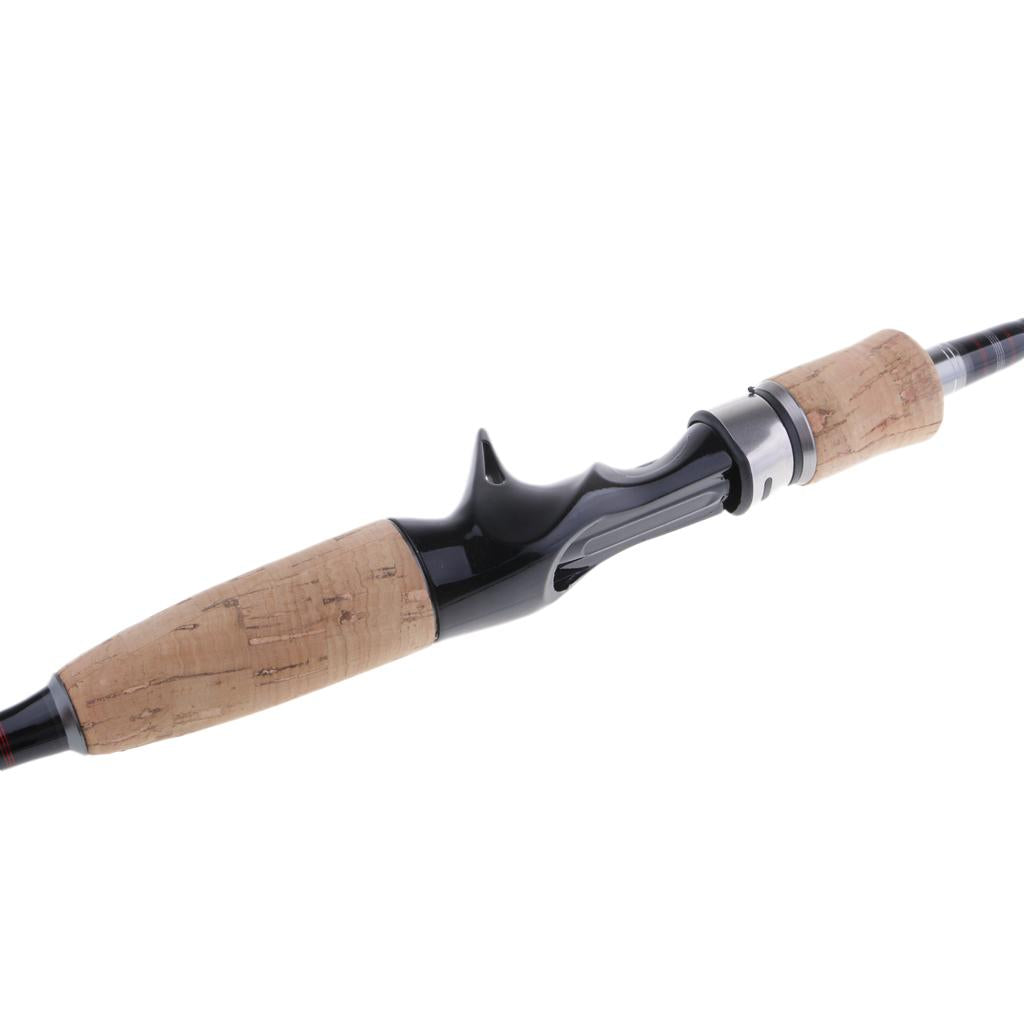 Casting Fishing Rod Carbon Fiber Travel Lure Rod Saltwater 1.8m