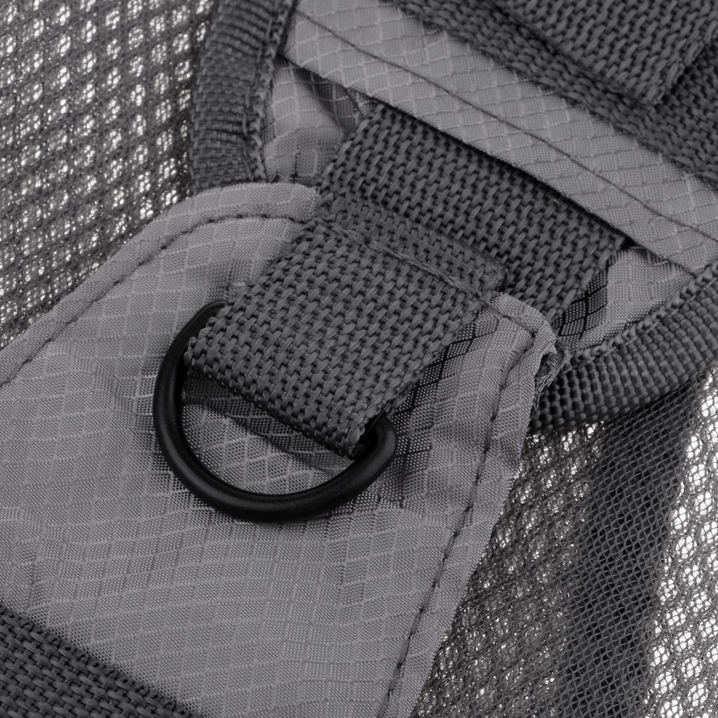 Fly Fishing Vest Backpack Multi-Pocket Chest Bag Adjustable Quick-Dry Jacket