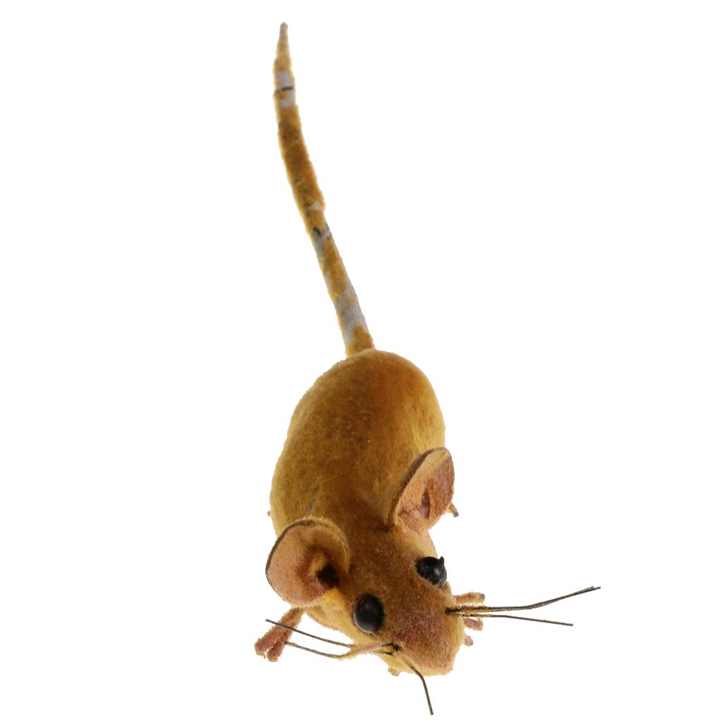 Highly Simulated Clay Insects Random Color Animals Model Toys Rat