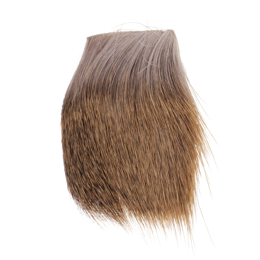 Artificial Deer Body Hair Brown for BODIES & WINGS - Fly Tying Materials