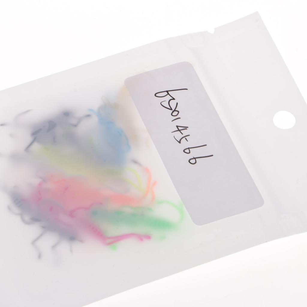 2x10pcs Soft Stonefly Lure Bait for Crappie Stripper Trout Fishing