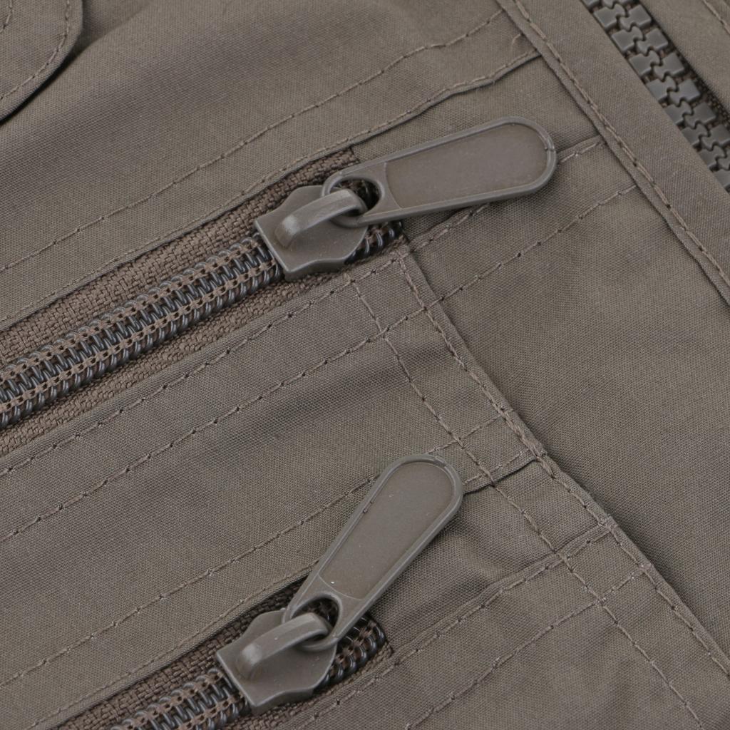 Men's Multi Pocket Outdoor Fishing Traveler Photography Vest Jacket XXXL