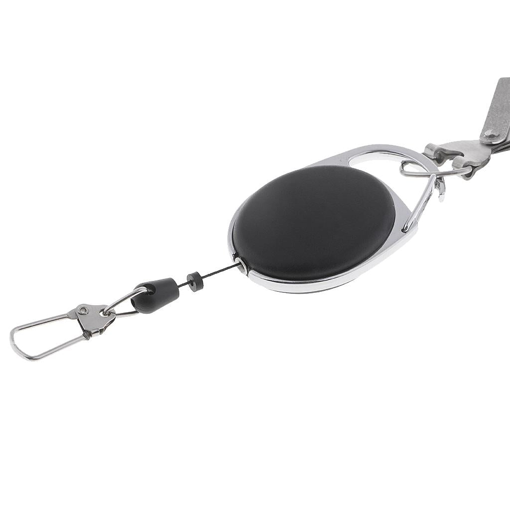 Knot Tyer Fly Fishing Line Clipper Jig Eye Cleaner Hook Sharpener w/ Zinger