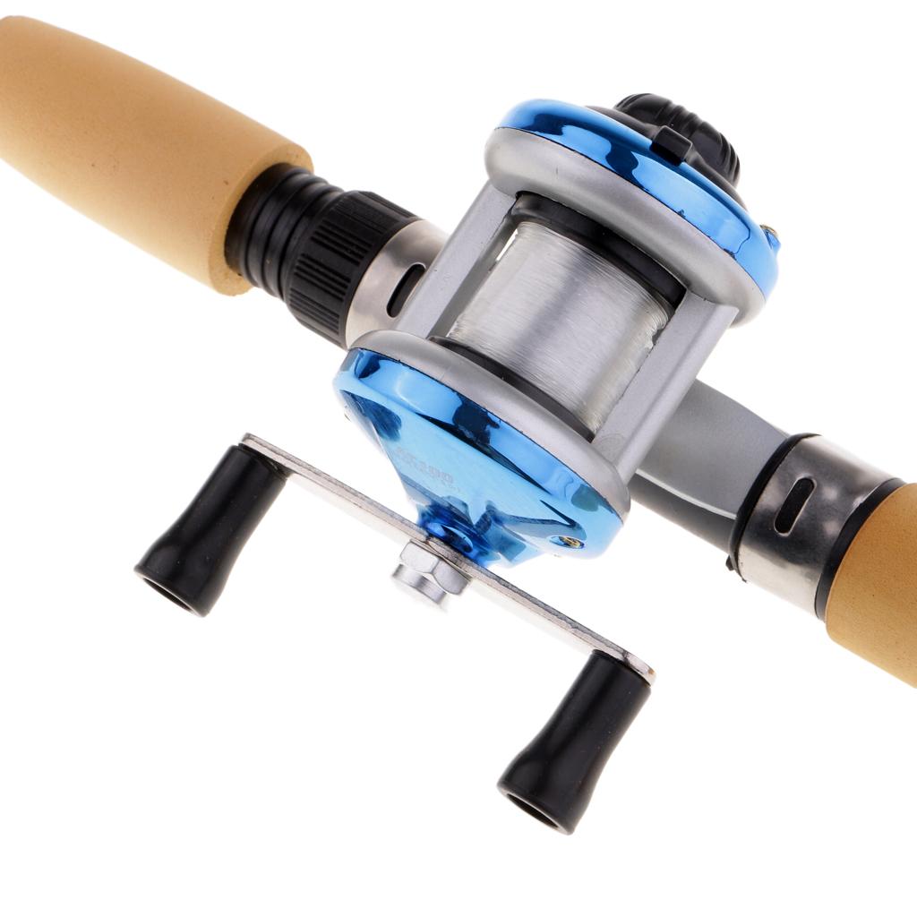 Telescopic Carbon Mini Ultra-light Ice Fishing Rod Pole Tackle Length 75cm