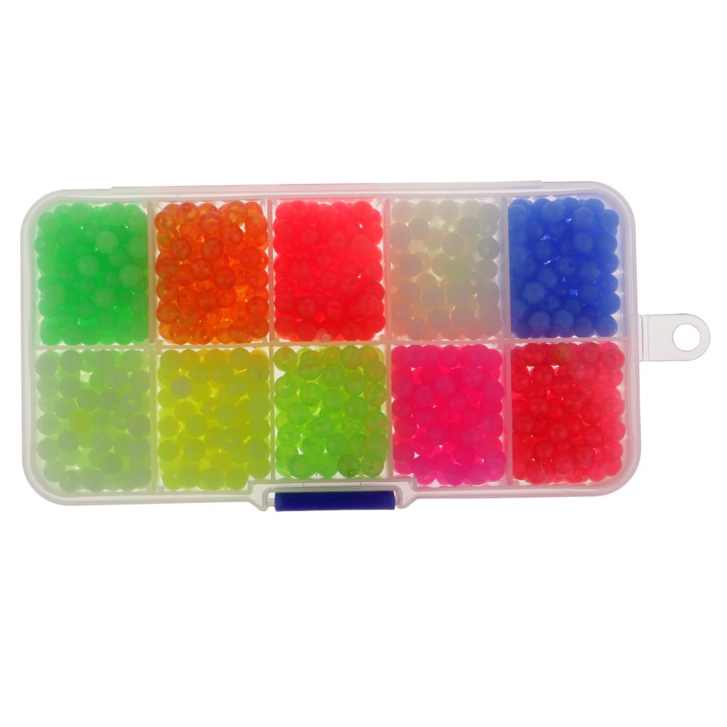 1000 Pieces Multicolor Fishing Floating Beads Float Stopper Float Tackles