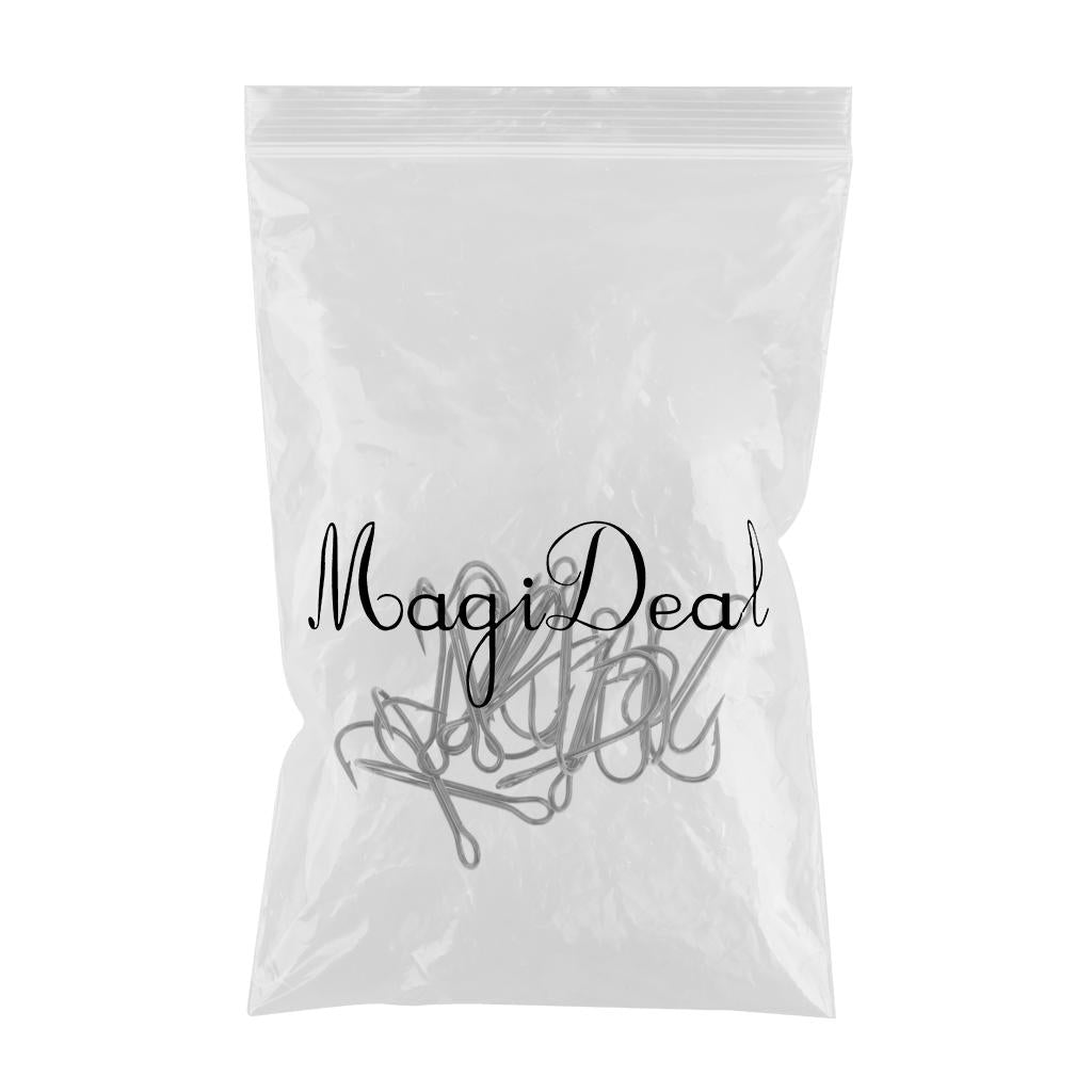 10pcs Dual Double Fishing Hooks High Carbon Steel Frog Toad Lure Hook 3-0