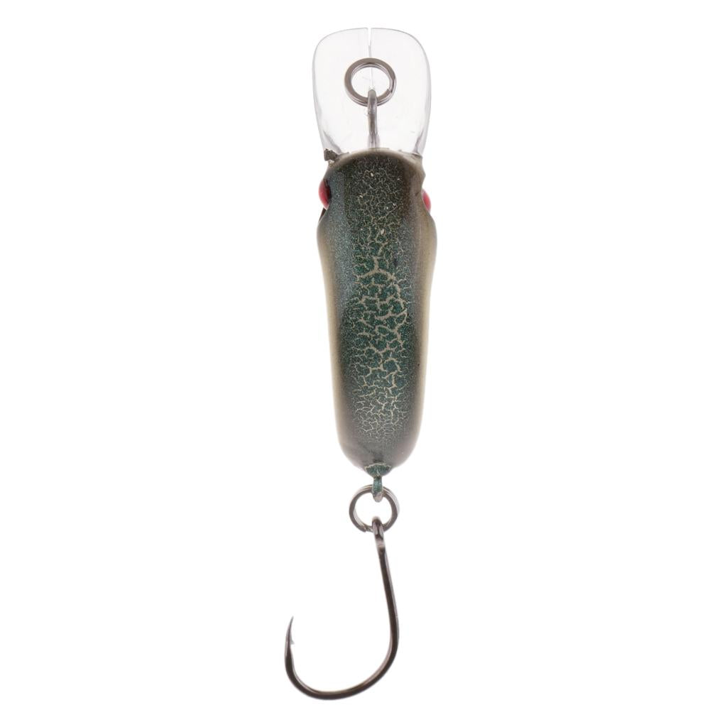 Mini Minnow Fishing Lure Artificial Hard Simulation Bait Crankbait Cyan