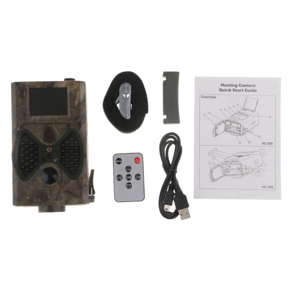 HC-300A HD Animal Hunting Trail Camera Video Scouting Infrared Night Vision