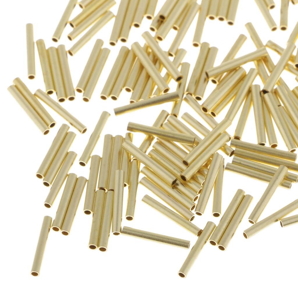 4x200pcs Single Barrel Crimping Sleeves Copper Tube Inside Diameter 1.0mm